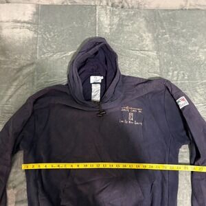 Tyndale FR Hoodie Mens XL Blue Pull Over Distressed Quality Lines Arc 21